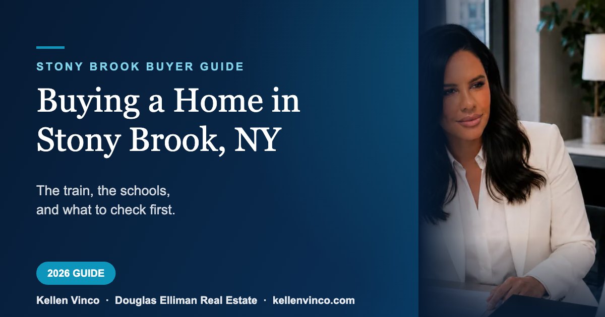 Buying a home in Stony Brook, NY: a 2026 buyer guide from Kellen Vinco